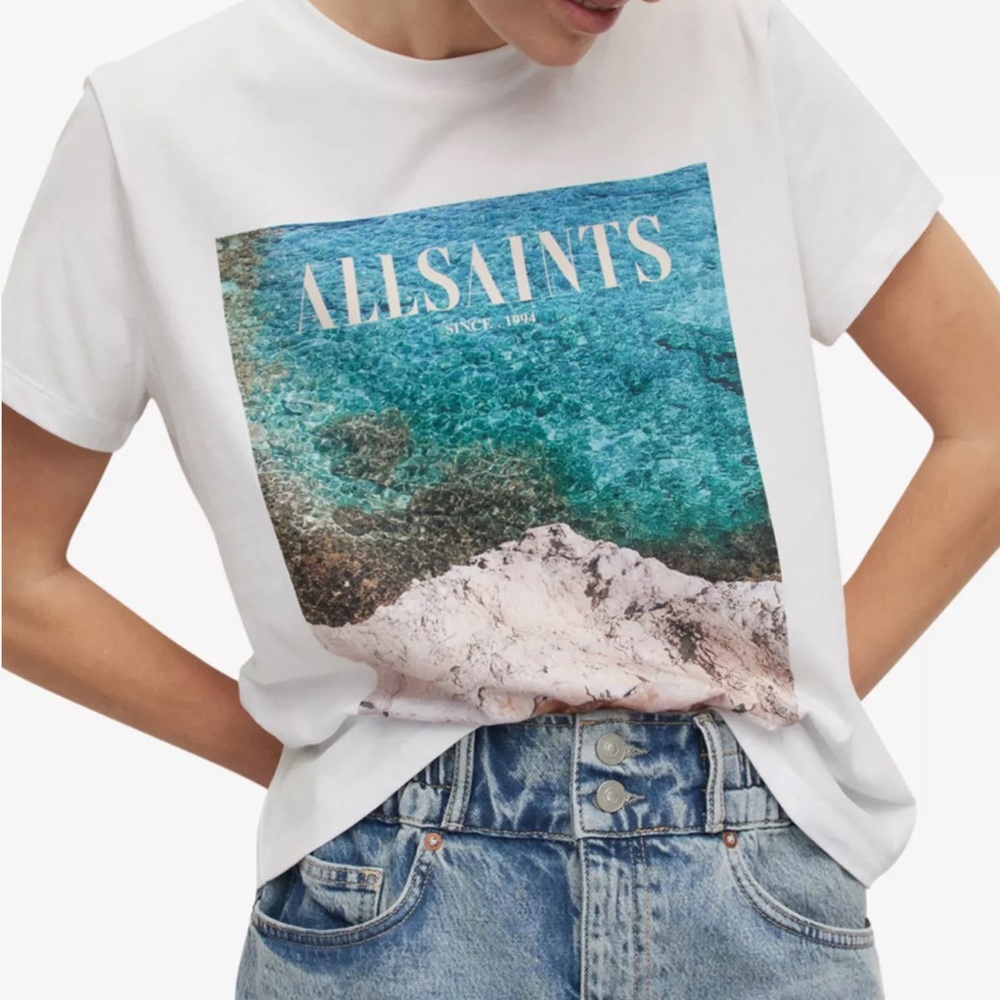 ALLSAINTS Roni Grace Graphic Cotton T-Shirt - Picture 3 of 3